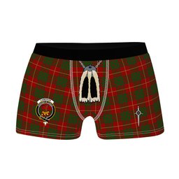 ScotsTee Shop Scottish Cameron Clan Crest Highland Kilt Sporran Tartan Boxer Briefs