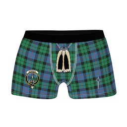 ScotsTee Shop Scottish Morrison Ancient Clan Crest Highland Kilt Sporran Tartan Boxer Briefs