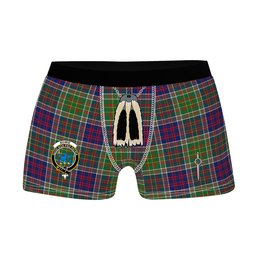 ScotsTee Shop Scottish Bowie Modern Clan Crest Highland Kilt Sporran Tartan Boxer Briefs