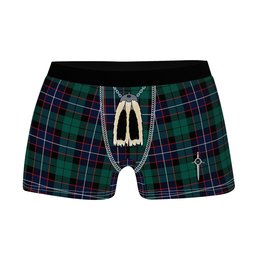 ScotsTee Shop Scottish Mitchell Modern Clan Highland Kilt Sporran Tartan Boxer Briefs