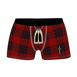ScotsTee Shop Scottish Wemyss Clan Highland Kilt Sporran Tartan Boxer Briefs