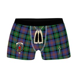 ScotsTee Shop Scottish Logan Ancient Clan Crest Highland Kilt Sporran Tartan Boxer Briefs
