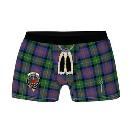 ScotsTee Shop Scottish Logan Ancient Clan Crest Highland Kilt Sporran Tartan Boxer Briefs