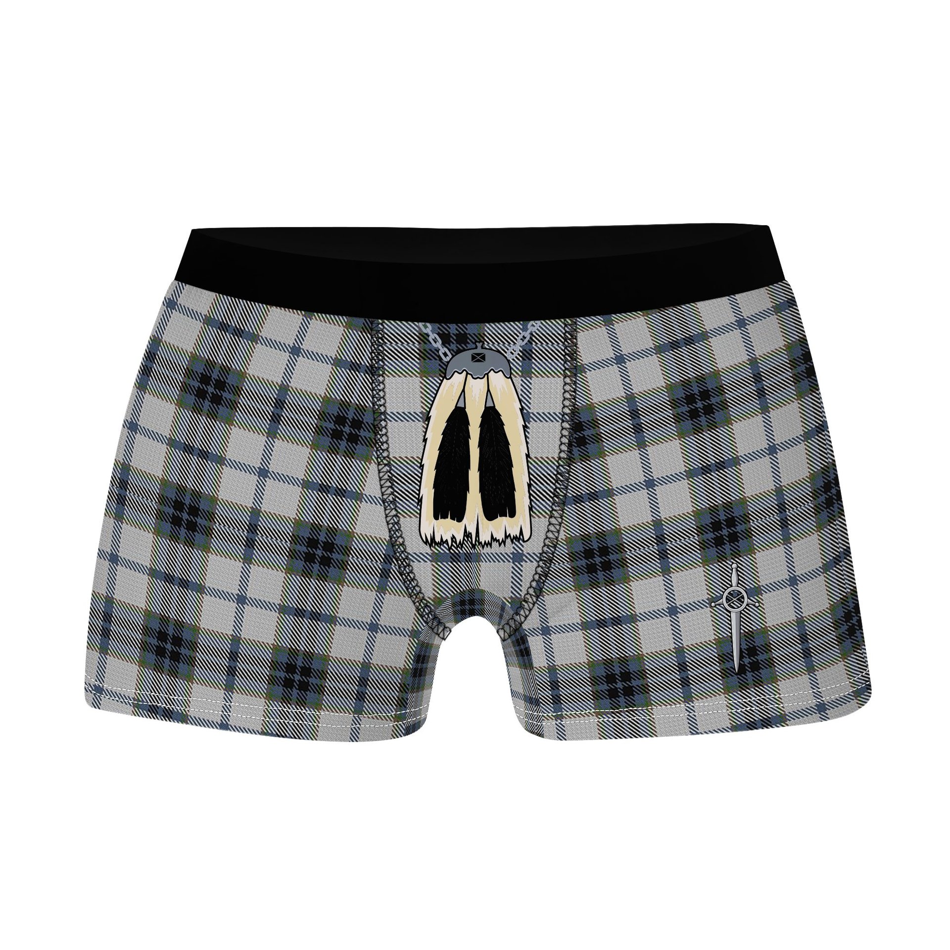 ScotsTee Shop Scottish MacTavish of Dunardry Dress Clan Highland Kilt Sporran Tartan Boxer Briefs