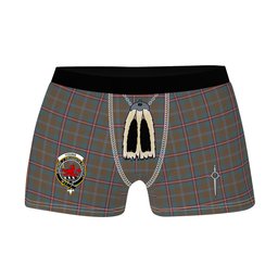 ScotsTee Shop Scottish Young Weathered Clan Clan Crest Highland Kilt Sporran Tartan Boxer Briefs