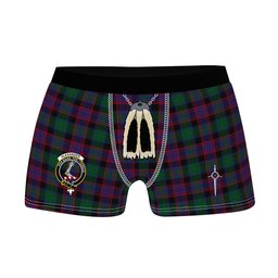 ScotsTee Shop Scottish Alexander Hunting Personal Clan Crest Highland Kilt Sporran Tartan Boxer Briefs