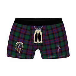 ScotsTee Shop Scottish Alexander Hunting Personal Clan Crest Highland Kilt Sporran Tartan Boxer Briefs