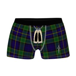 ScotsTee Shop Scottish Mulholland Clan Highland Kilt Sporran Tartan Boxer Briefs
