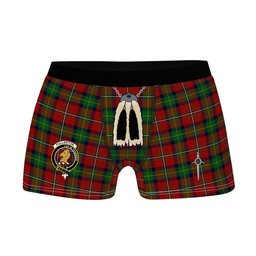 ScotsTee Shop Scottish Fullerton Clan Crest Highland Kilt Sporran Tartan Boxer Briefs