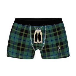 ScotsTee Shop Scottish Michaluk Clan Highland Kilt Sporran Tartan Boxer Briefs