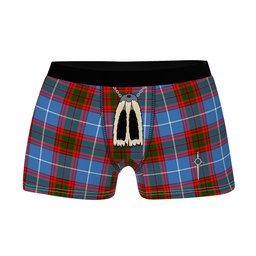 ScotsTee Shop Scottish Pentland Clan Highland Kilt Sporran Tartan Boxer Briefs