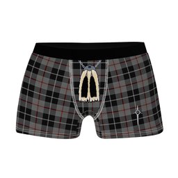 ScotsTee Shop Scottish Thomson Grey Clan Highland Kilt Sporran Tartan Boxer Briefs