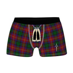 ScotsTee Shop Scottish Rattray of Lude Clan Highland Kilt Sporran Tartan Boxer Briefs