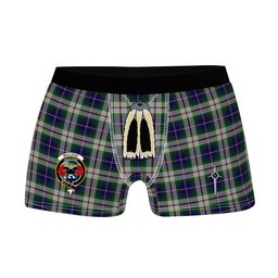 ScotsTee Shop Scottish MacLeod of California Clan Crest Highland Kilt Sporran Tartan Boxer Briefs