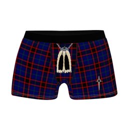 ScotsTee Shop Scottish Wedderburn Clan Highland Kilt Sporran Tartan Boxer Briefs