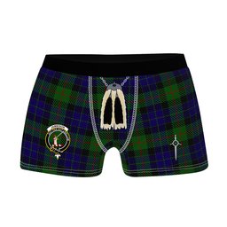 ScotsTee Shop Scottish Jamieson Clan Crest Highland Kilt Sporran Tartan Boxer Briefs