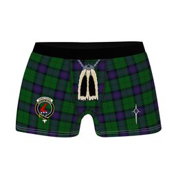 ScotsTee Shop Scottish Armstrong Clan Crest Highland Kilt Sporran Tartan Boxer Briefs