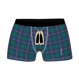 ScotsTee Shop Scottish Sandilands Clan Highland Kilt Sporran Tartan Boxer Briefs