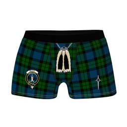 ScotsTee Shop Scottish McCoy Clan Crest Highland Kilt Sporran Tartan Boxer Briefs