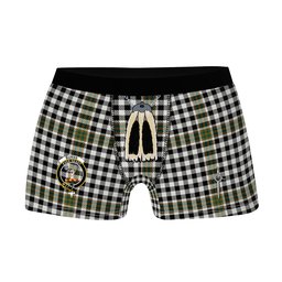 ScotsTee Shop Scottish Burns Check Modern Clan Crest Highland Kilt Sporran Tartan Boxer Briefs