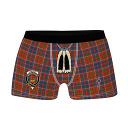ScotsTee Shop Scottish Cameron of Lochiel Ancient Clan Crest Highland Kilt Sporran Tartan Boxer Briefs