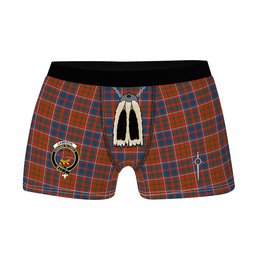 ScotsTee Shop Scottish Cameron of Lochiel Ancient Clan Crest Highland Kilt Sporran Tartan Boxer Briefs