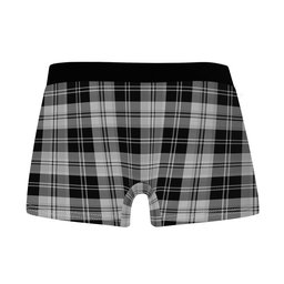 ScotsTee Shop Scottish Erskine Black and White Clan Crest Highland Kilt Sporran Tartan Boxer Briefs