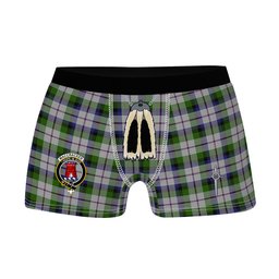 ScotsTee Shop Scottish MacCracken Dress Clan Crest Highland Kilt Sporran Tartan Boxer Briefs