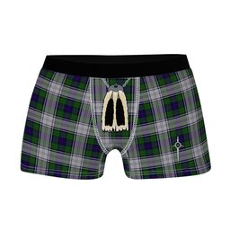 ScotsTee Shop Scottish Murray of Atholl Dress Clan Highland Kilt Sporran Tartan Boxer Briefs