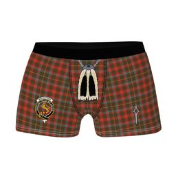 ScotsTee Shop Scottish MacKintosh Hunting Weathered Clan Crest Highland Kilt Sporran Tartan Boxer Briefs