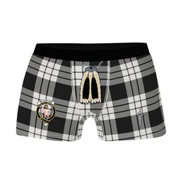 ScotsTee Shop Scottish McFarland Black White Clan Crest Highland Kilt Sporran Tartan Boxer Briefs