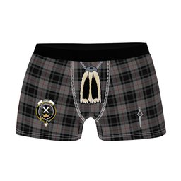 ScotsTee Shop Scottish Moffat 1984 Clan Crest Highland Kilt Sporran Tartan Boxer Briefs