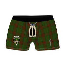 ScotsTee Shop Scottish Maxwell Hunting SC Clan Crest Highland Kilt Sporran Tartan Boxer Briefs