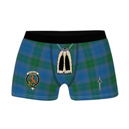 ScotsTee Shop Scottish Sutherland Hunting Ancient Clan Crest Highland Kilt Sporran Tartan Boxer Briefs