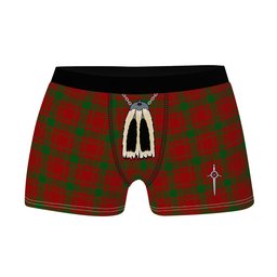 ScotsTee Shop Scottish McQueary Clan Highland Kilt Sporran Tartan Boxer Briefs