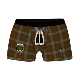 ScotsTee Shop Scottish Seton Hunting Clan Crest Highland Kilt Sporran Tartan Boxer Briefs
