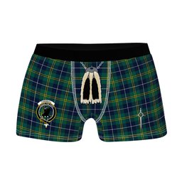 ScotsTee Shop Scottish Turnbull Hunting Modern Clan Clan Crest Highland Kilt Sporran Tartan Boxer Briefs