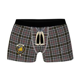 ScotsTee Shop Scottish Thomson Dress Grey Clan Crest Highland Kilt Sporran Tartan Boxer Briefs
