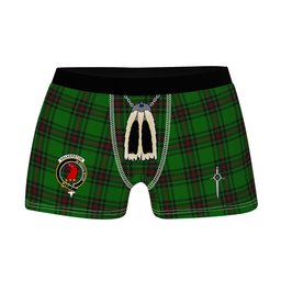 ScotsTee Shop Scottish Halkerston Clan Crest Highland Kilt Sporran Tartan Boxer Briefs