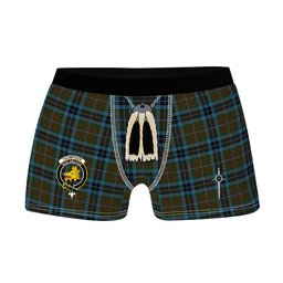 ScotsTee Shop Scottish Thompson Hunting Clan Crest Highland Kilt Sporran Tartan Boxer Briefs