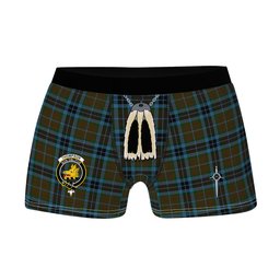 ScotsTee Shop Scottish Thompson Hunting Clan Crest Highland Kilt Sporran Tartan Boxer Briefs
