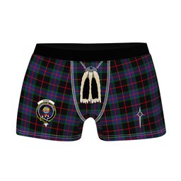 ScotsTee Shop Scottish Nairn Clan Crest Highland Kilt Sporran Tartan Boxer Briefs