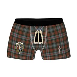 ScotsTee Shop Scottish Murray of Atholl Weathered Clan Crest Highland Kilt Sporran Tartan Boxer Briefs