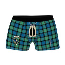 ScotsTee Shop Scottish Gunn Ancient Clan Crest Highland Kilt Sporran Tartan Boxer Briefs