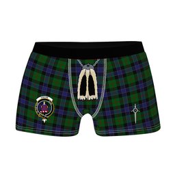 ScotsTee Shop Scottish Ogilvie of Inverarity VS 2 Clan Crest Highland Kilt Sporran Tartan Boxer Briefs