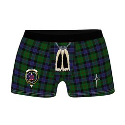 ScotsTee Shop Scottish Ogilvie of Inverarity VS 2 Clan Crest Highland Kilt Sporran Tartan Boxer Briefs