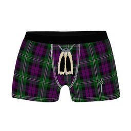 ScotsTee Shop Scottish Wilson Clan Highland Kilt Sporran Tartan Boxer Briefs