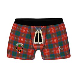 ScotsTee Shop Scottish Fenton Clan Crest Highland Kilt Sporran Tartan Boxer Briefs