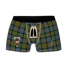 ScotsTee Shop Scottish Donald Ancient Clan Crest Highland Kilt Sporran Tartan Boxer Briefs