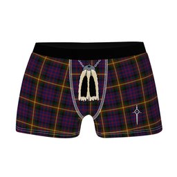 ScotsTee Shop Scottish MacSporran Clan Highland Kilt Sporran Tartan Boxer Briefs